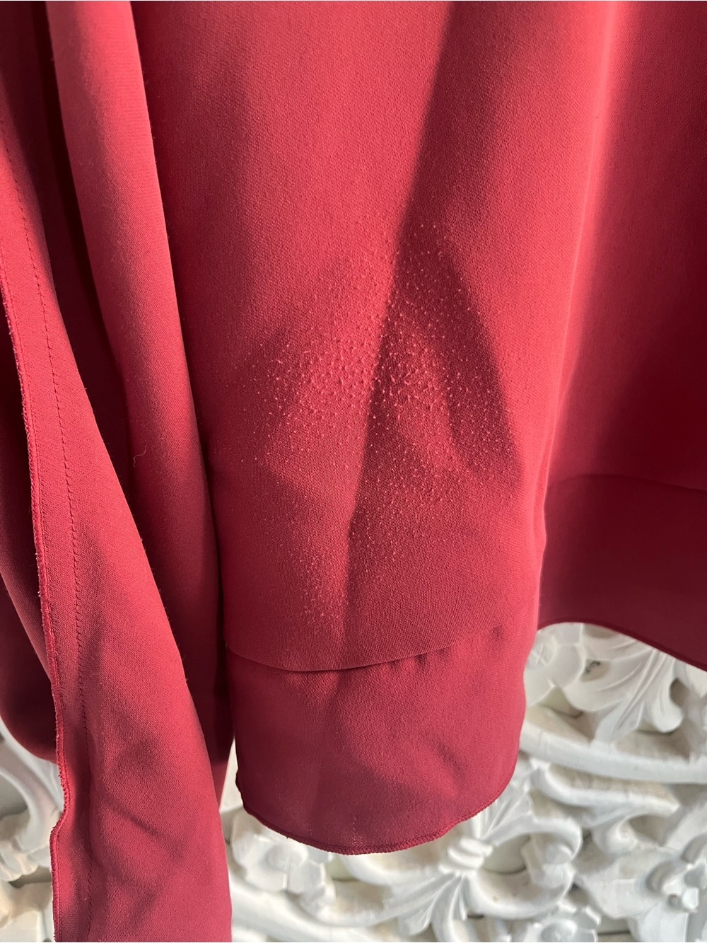 Babaton Aritzia Pink Wrap Front Long Sleeve Blouse Top Size Large - Picture 5 of 10